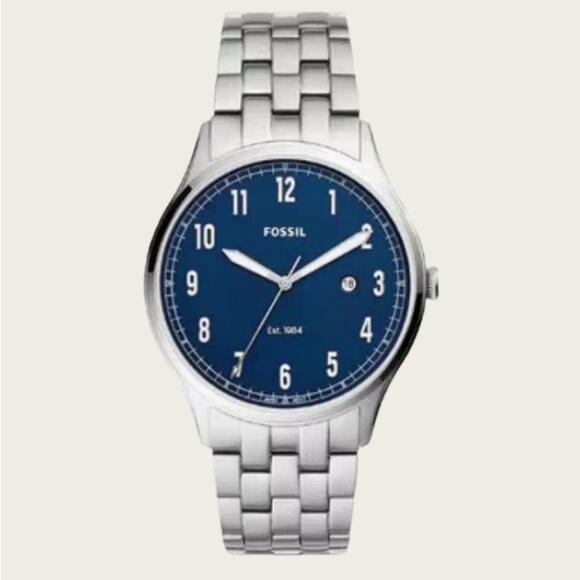 Fossil FS5593 Men's Forrester Three-Hand Date Stainless Steel Watch - Picture 2 of 6